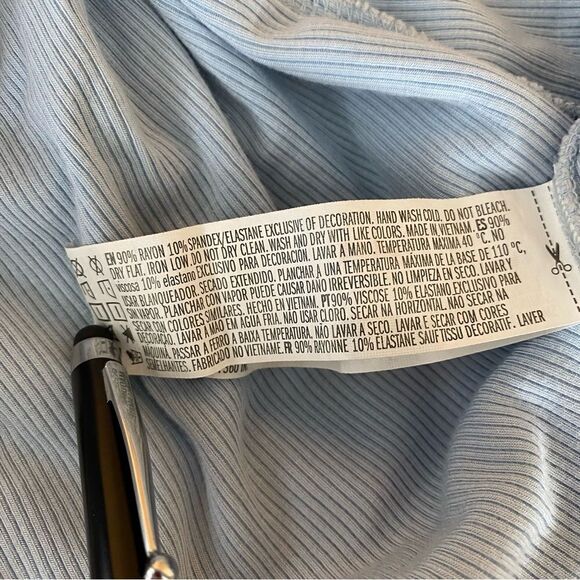 Forever 21 Button Front Tee Dress Ribbed Short Sleeves SZ S - Picture 12 of 14